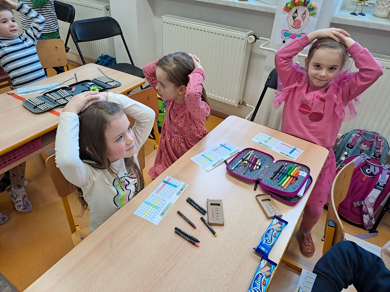 Návšteva předškoláků na ZŠ Nádražní