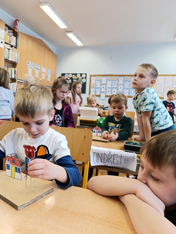 Návšteva předškoláků na ZŠ Nádražní