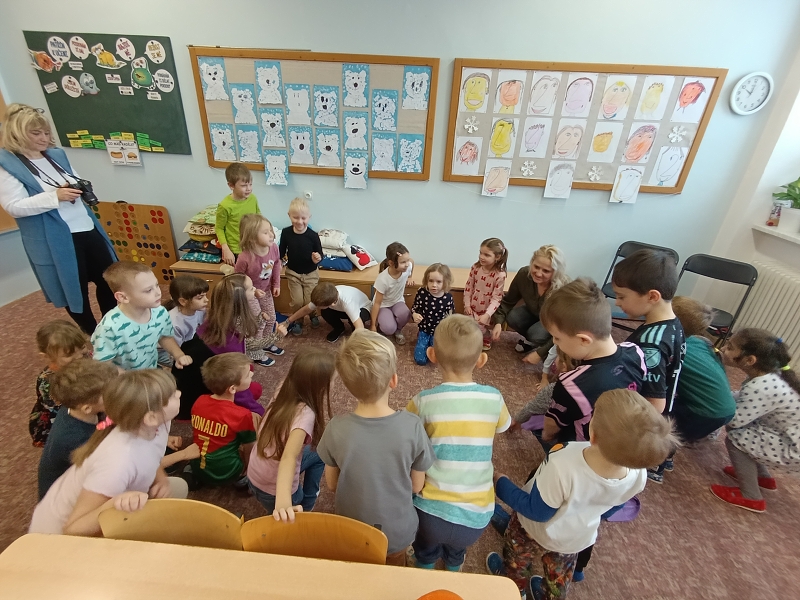 Návšteva předškoláků na ZŠ Nádražní
