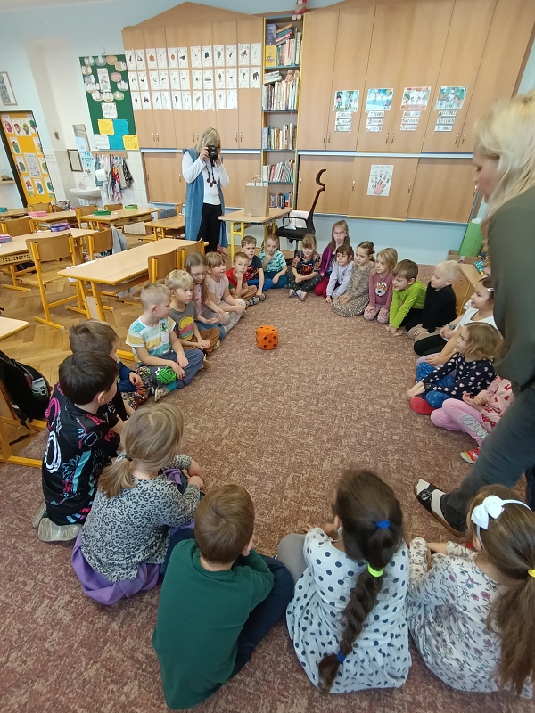 Návšteva předškoláků na ZŠ Nádražní