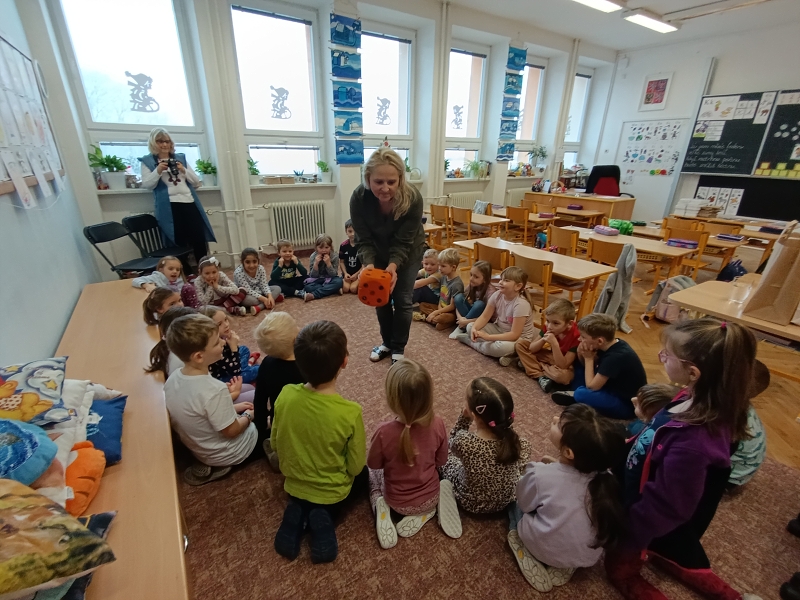 Návšteva předškoláků na ZŠ Nádražní