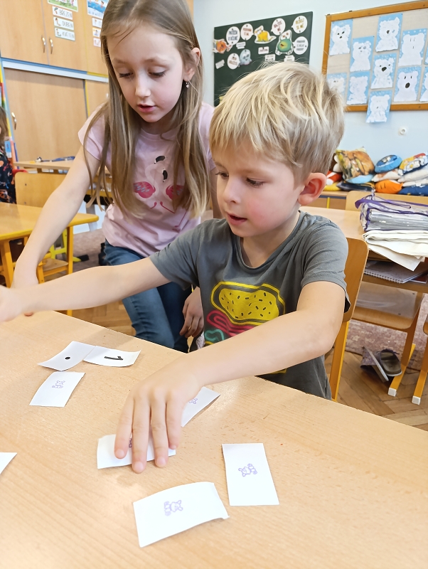 Návšteva předškoláků na ZŠ Nádražní
