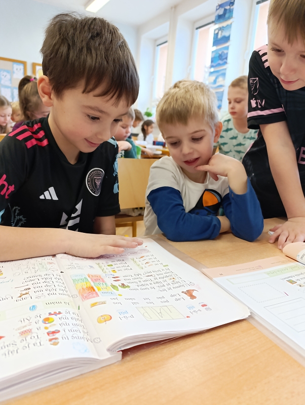 Návšteva předškoláků na ZŠ Nádražní