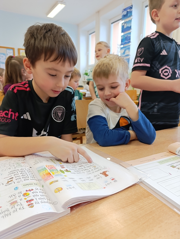 Návšteva předškoláků na ZŠ Nádražní