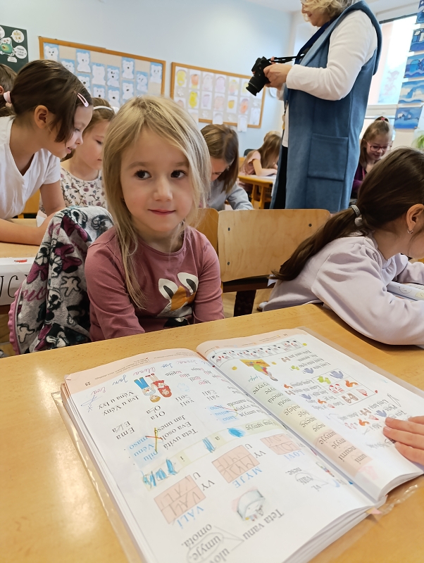 Návšteva předškoláků na ZŠ Nádražní