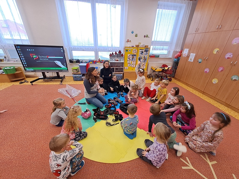 Zimní sporty u Modrásků
