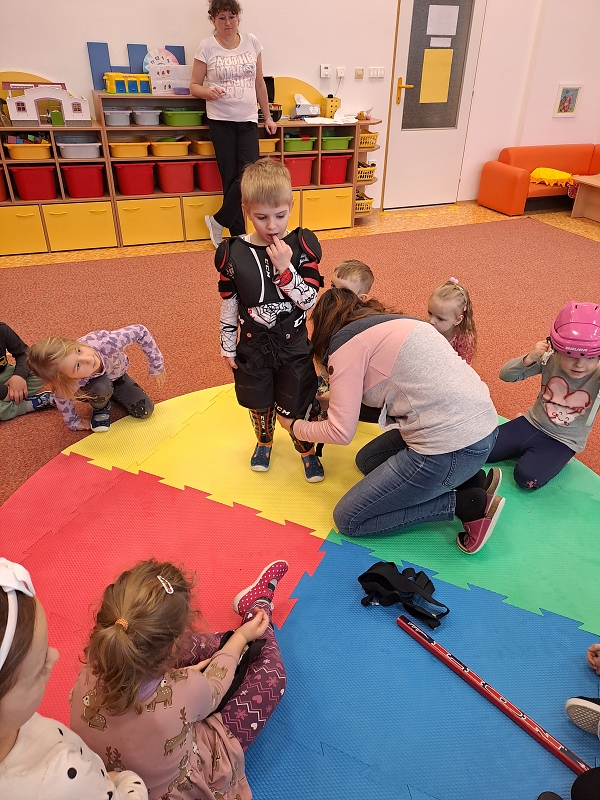 Zimní sporty u Modrásků