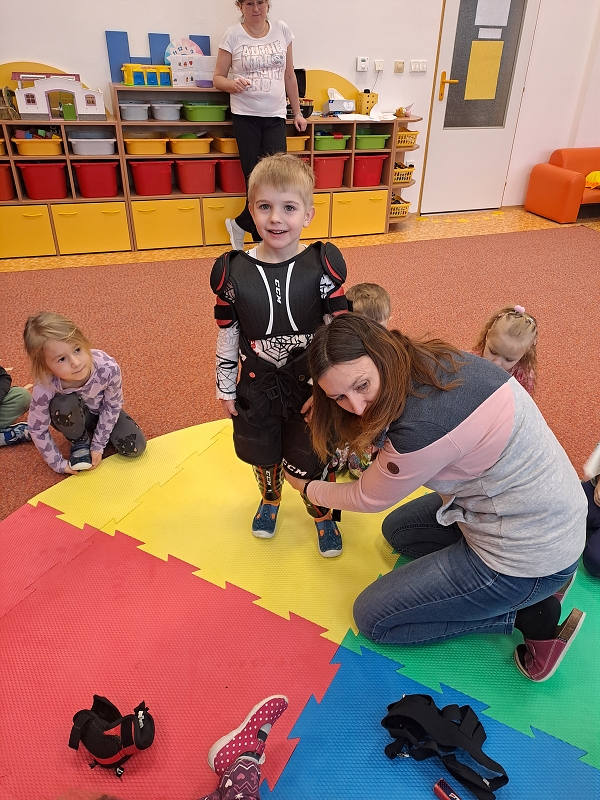 Zimní sporty u Modrásků