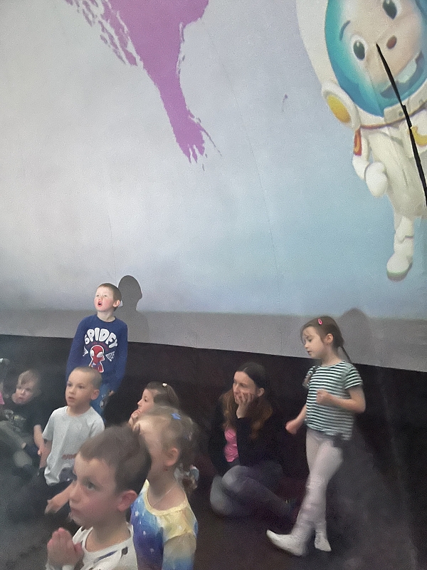 Sférické kino v MŠ Korálky