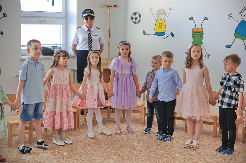 Slavnostní rouzloučení s předškoláky MŠ Korálky