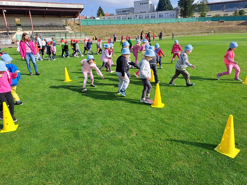 Sportovní dopoledne s fotbalisty - Modrásci