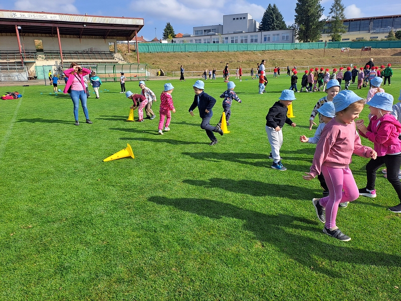 Sportovní dopoledne s fotbalisty - Modrásci