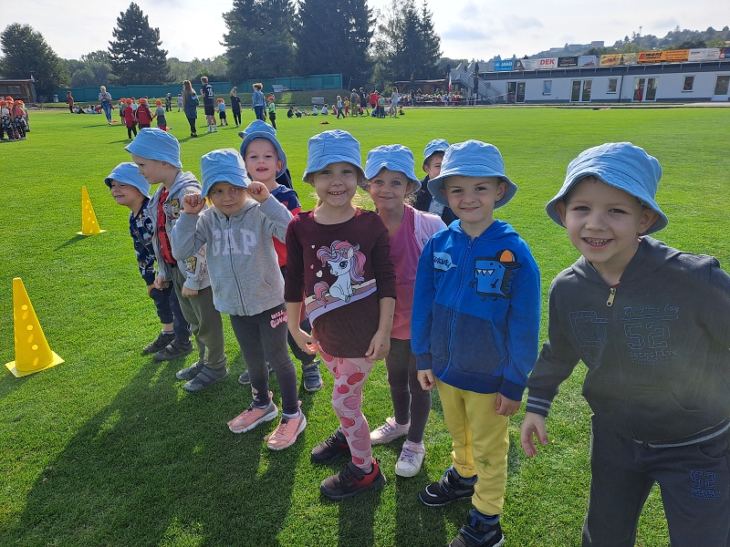 Sportovní dopoledne s fotbalisty - Modrásci