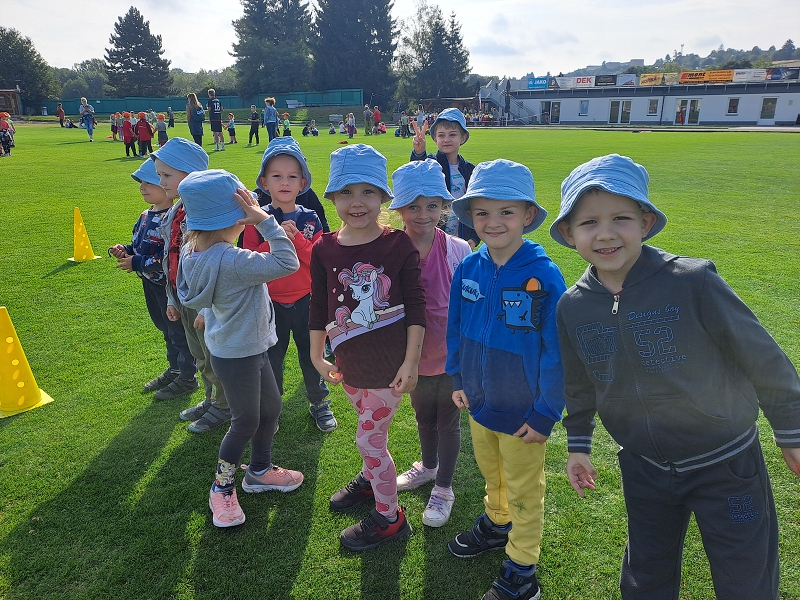 Sportovní dopoledne s fotbalisty - Modrásci