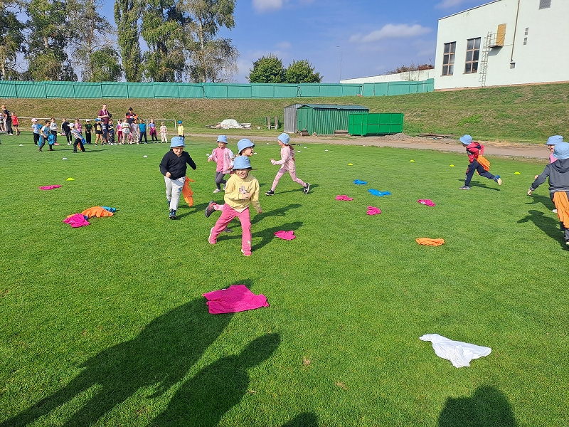 Sportovní dopoledne s fotbalisty - Modrásci