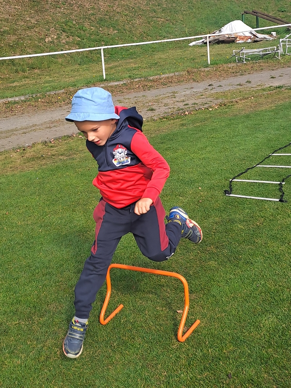 Sportovní dopoledne s fotbalisty - Modrásci