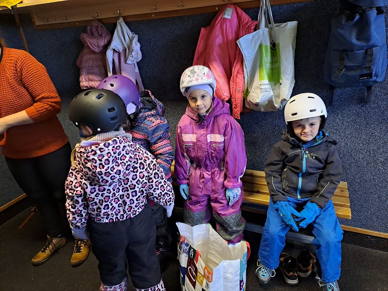 1. lekce bruslení - Modrásci