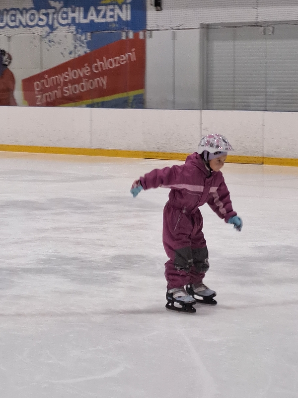 1. lekce bruslení - Modrásci