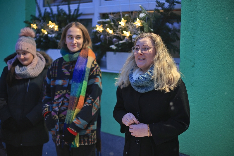 MŠ KORÁLKY - adventní dílny, rozsvícení stromečku