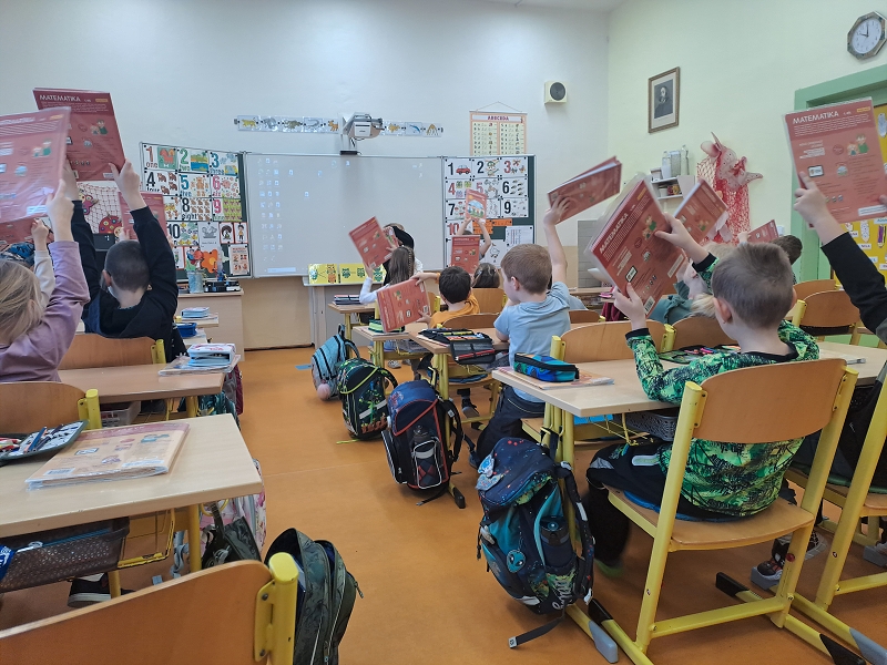 Modrásci na návštěvě ZŠ TGM