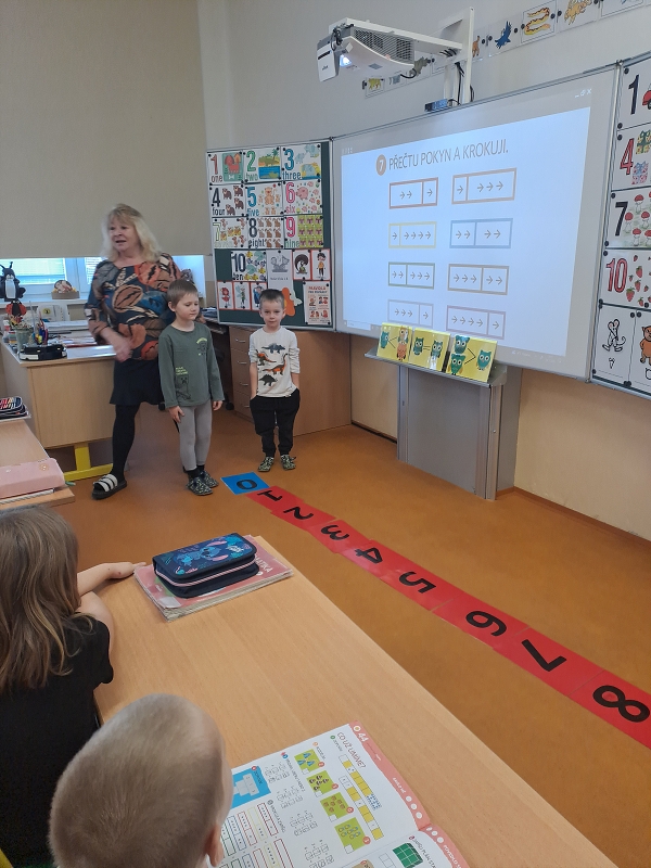 Modrásci na návštěvě ZŠ TGM