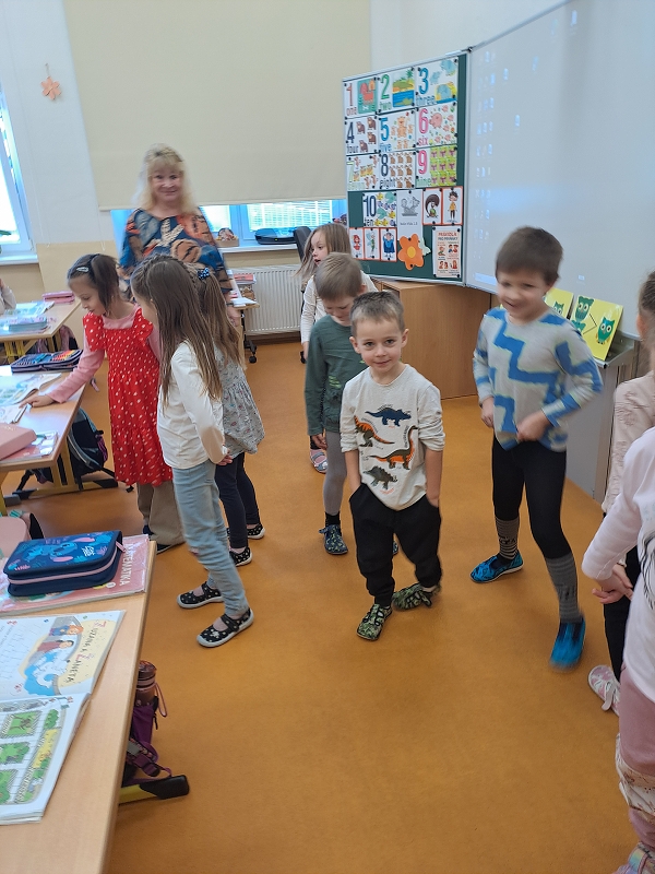 Modrásci na návštěvě ZŠ TGM