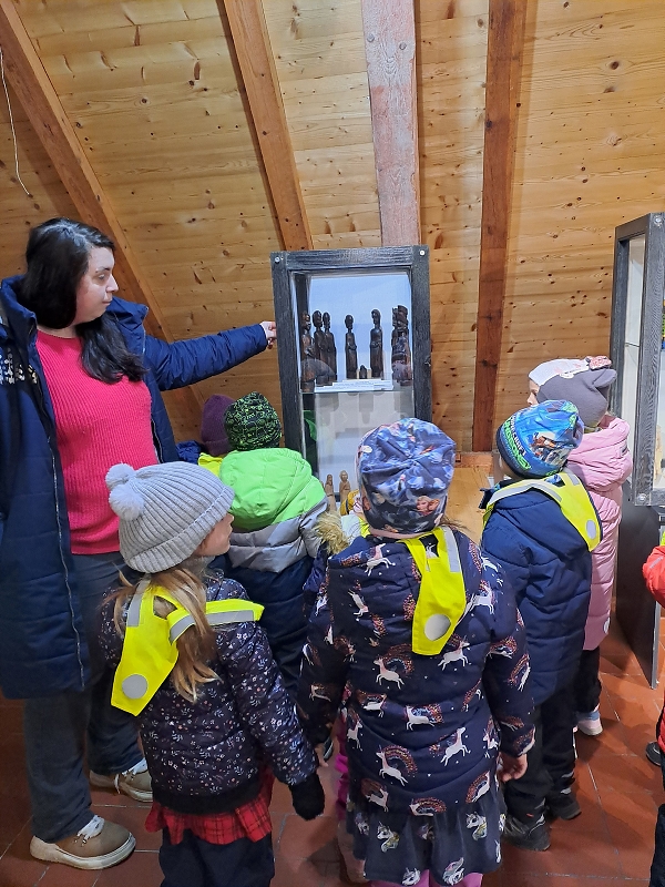 Návštěva Výstavy Betlémů v muzeu - Modrásci