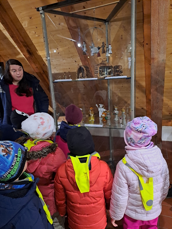 Návštěva Výstavy Betlémů v muzeu - Modrásci