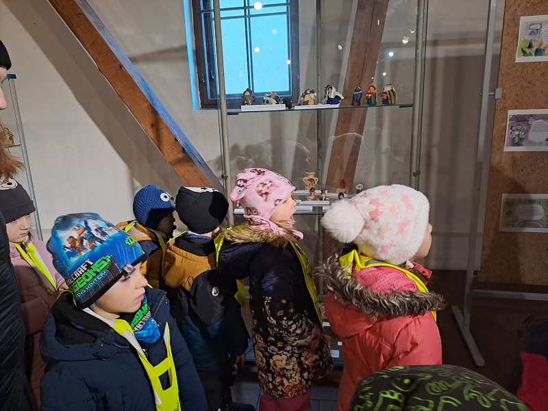 Návštěva Výstavy Betlémů v muzeu - Modrásci