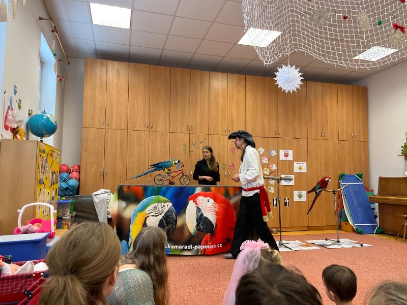 PAPOUŠCI VE ŠKOLCE