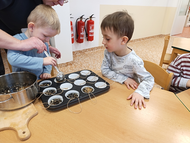 Zeleňásci - Huboval vrabčák na zimu