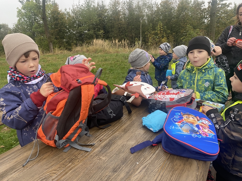 Opičky - procházka přes Bratrušín ke 3 křížům