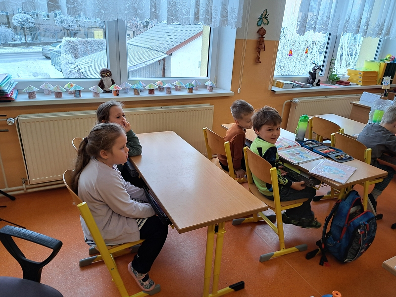Předškoláci na návštěvě ZŠ TGM