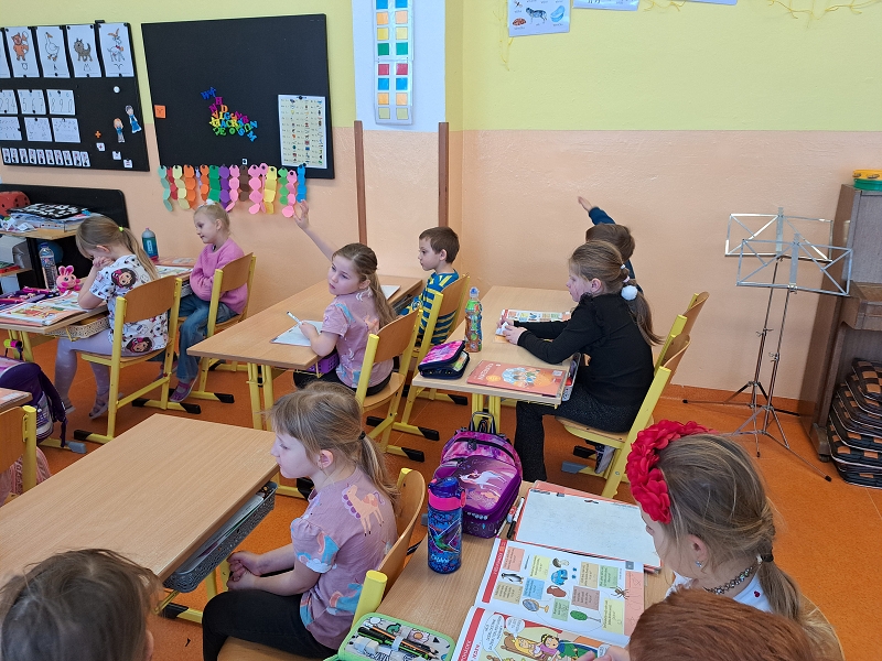 Předškoláci na návštěvě ZŠ TGM