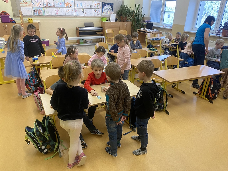 Předškoláci na návštěvě ZŠ TGM