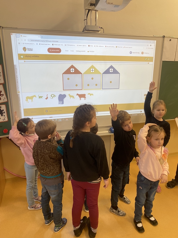 Předškoláci na návštěvě ZŠ TGM