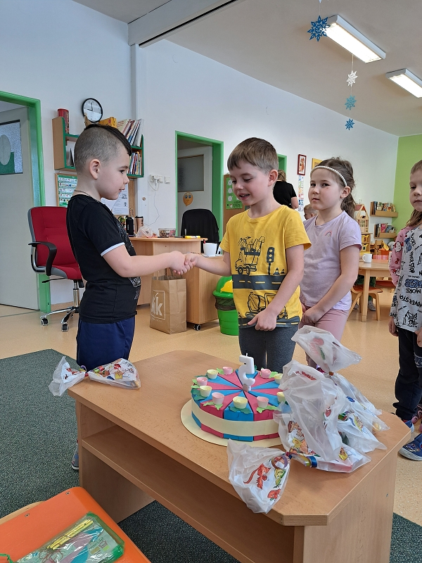 Narozeniny ve třídě Veverky
