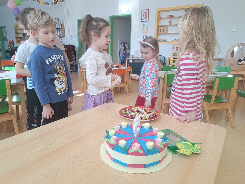 Narozeniny ve třídě Veverky