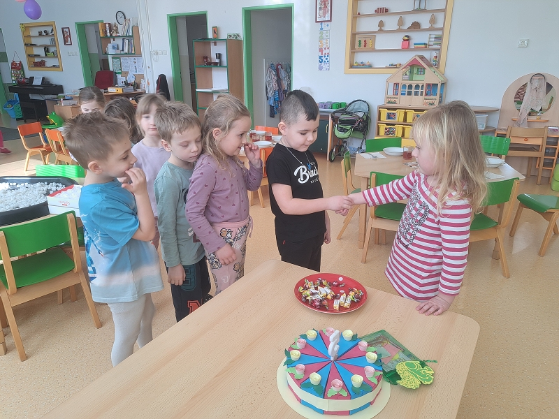 Narozeniny ve třídě Veverky