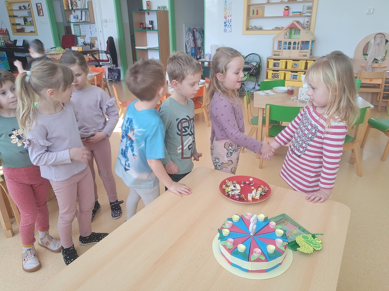 Narozeniny ve třídě Veverky