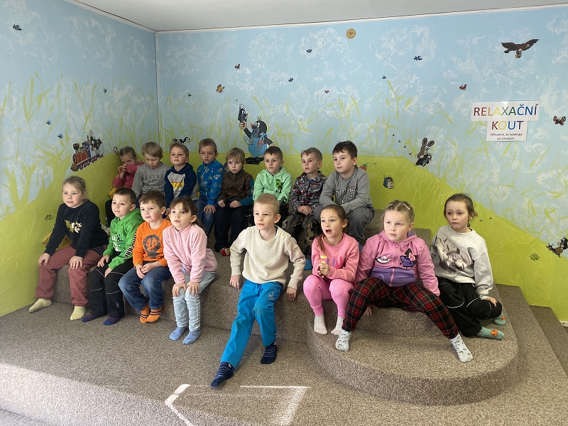 Návštěva městské knihovny - Opičky
