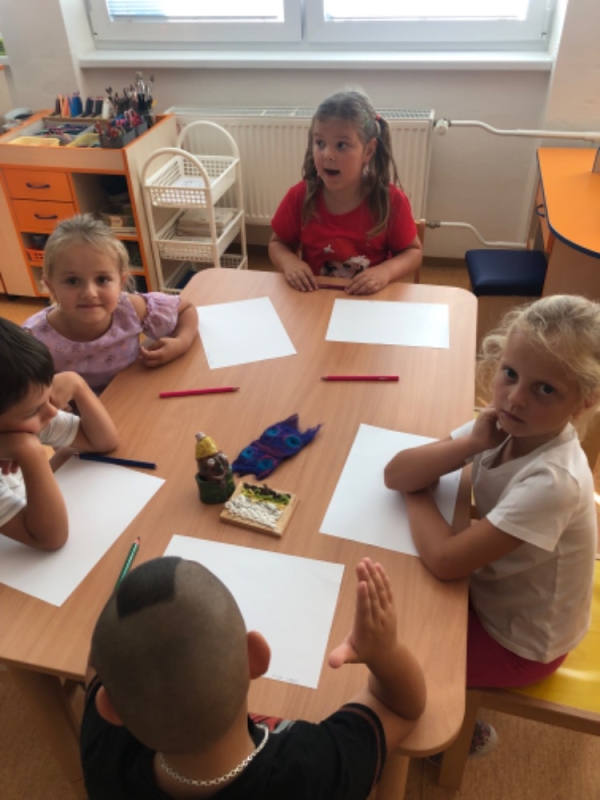 Návštěva výtvarného oddělení ZUŠ v Opičkách