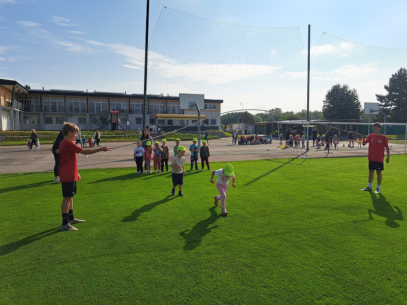 Sportovní dopoledne - Veverky