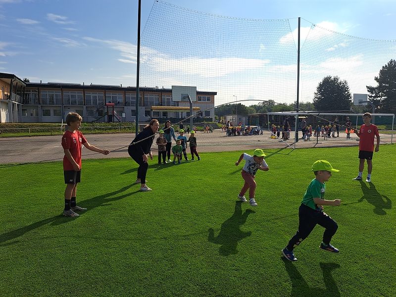 Sportovní dopoledne - Veverky