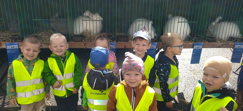 Broučci na výstavě drobného zvířectva