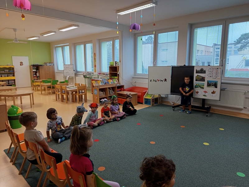 Pohádka Boudo, budko ve třídě Veverek