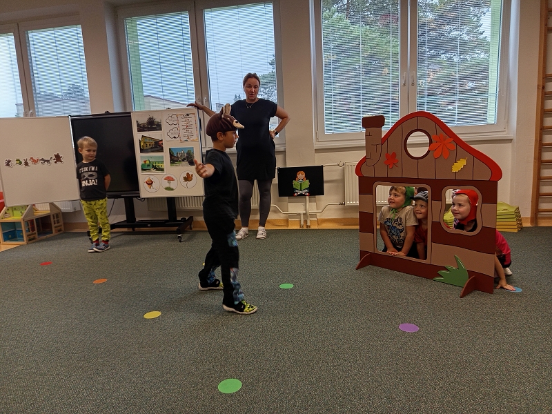 Pohádka Boudo, budko ve třídě Veverek