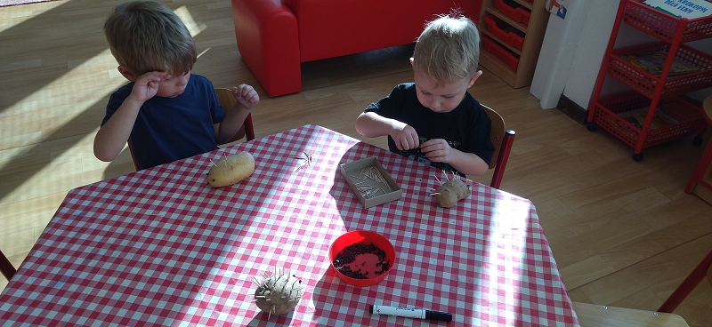 Broučci poznávají ovoce a zeleninu