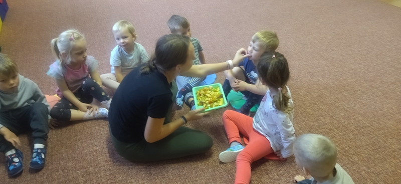 Broučci poznávají ovoce a zeleninu