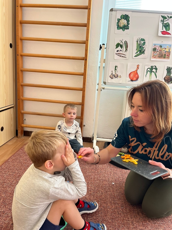 Broučci poznávají ovoce a zeleninu